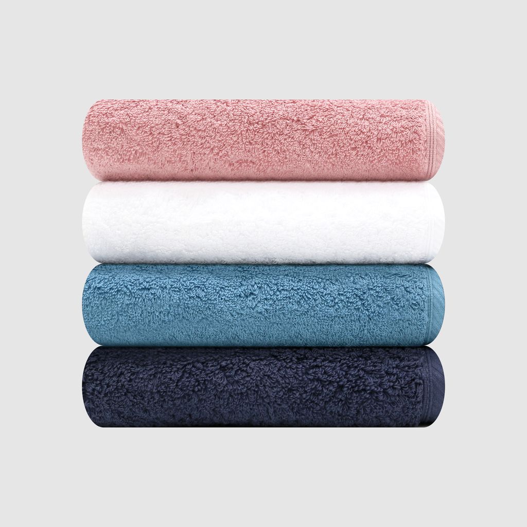 송월 코마40수무지40(180g) 분홍·백색·진하늘·진청 코마40수무지40 180g 타월의 제품 사진